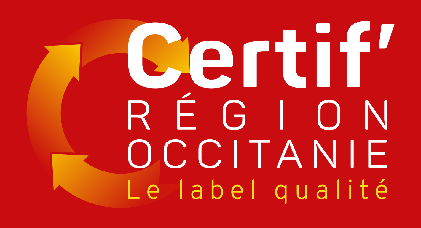 Label Certif’Région attestant le respect des critères de qualité définis par les financeurs de la formation professionnelle